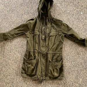 Azure Skies green coat